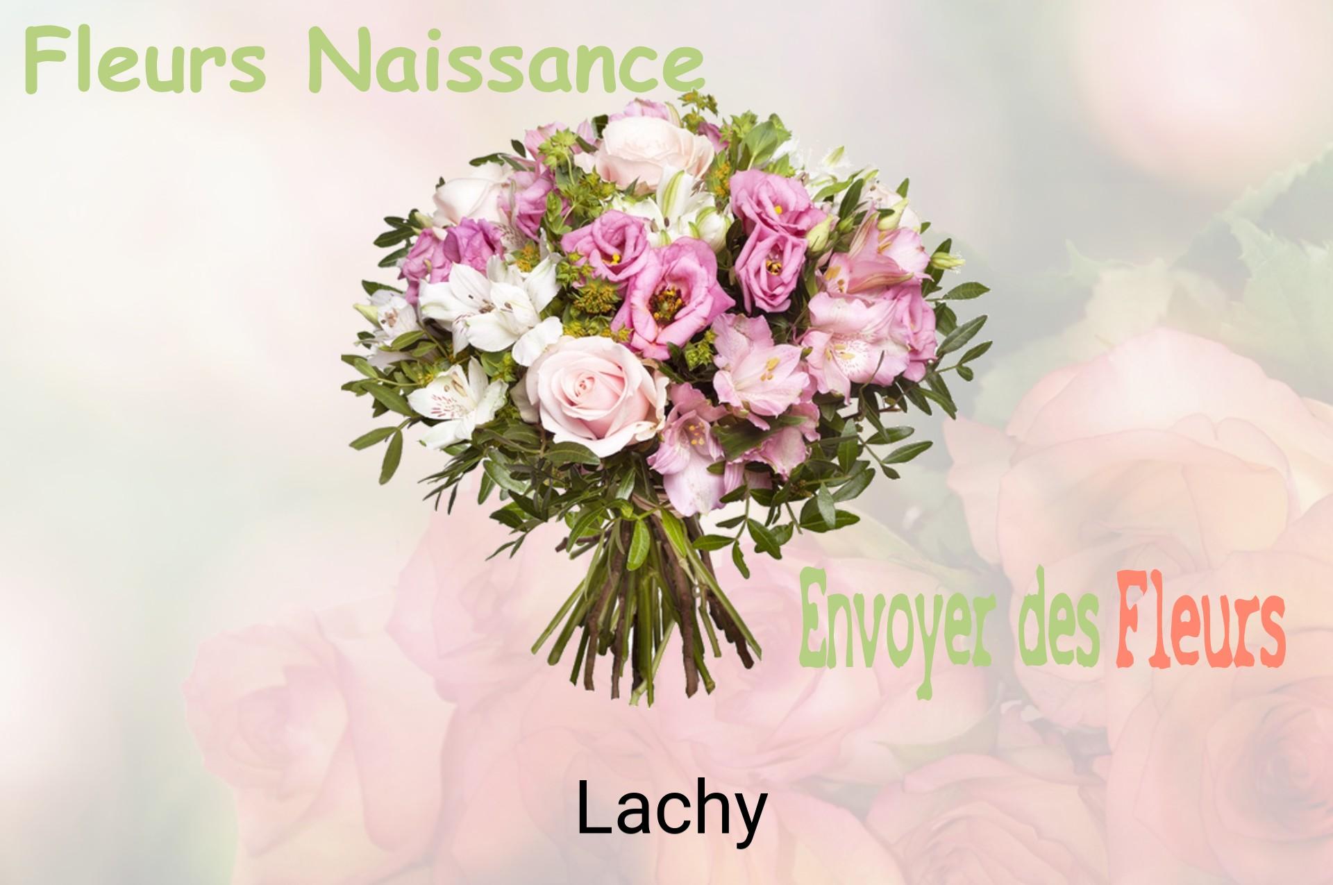 Bouquet de fleurs de naissance livré à Lachy